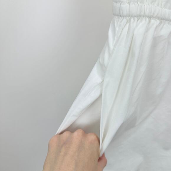 J.Crew Petite Collared Short Sleeve Tie Waist Mini Dress White Classic 8P NWT - Picture 12 of 12